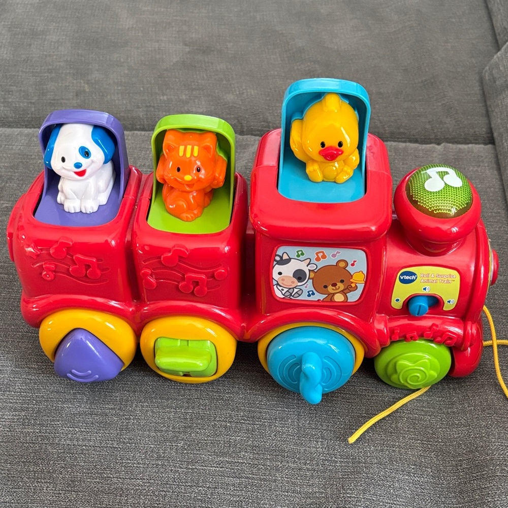 VTech Red Learning Train Toy - Picture 2 of 3